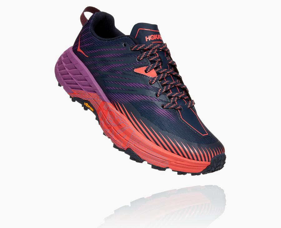 Hoka One One Spor Ayakkabı Kadın Lacivert - Speedgoat 4 - IS2954670